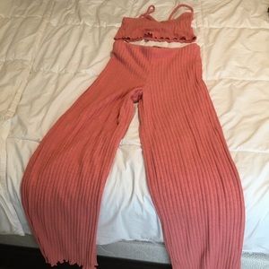 Fashionnova two piece pants set with tank